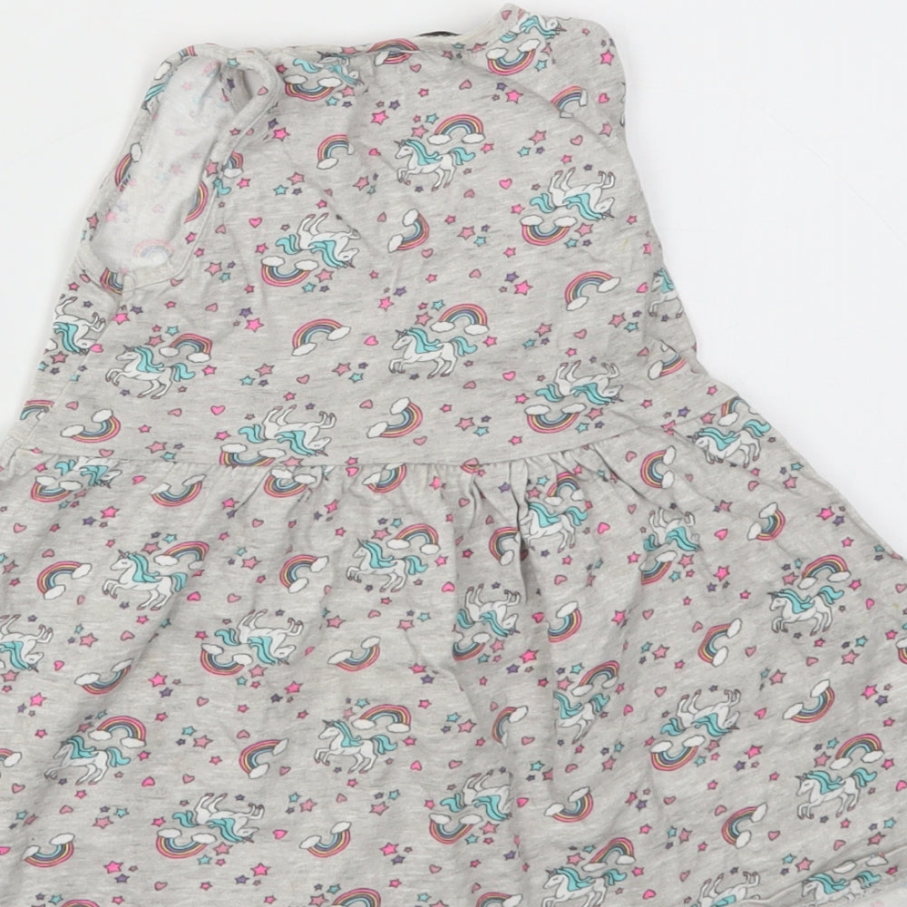 Primark Girls Multicoloured Animal Print  Fit & Flare  Size 2-3 Years