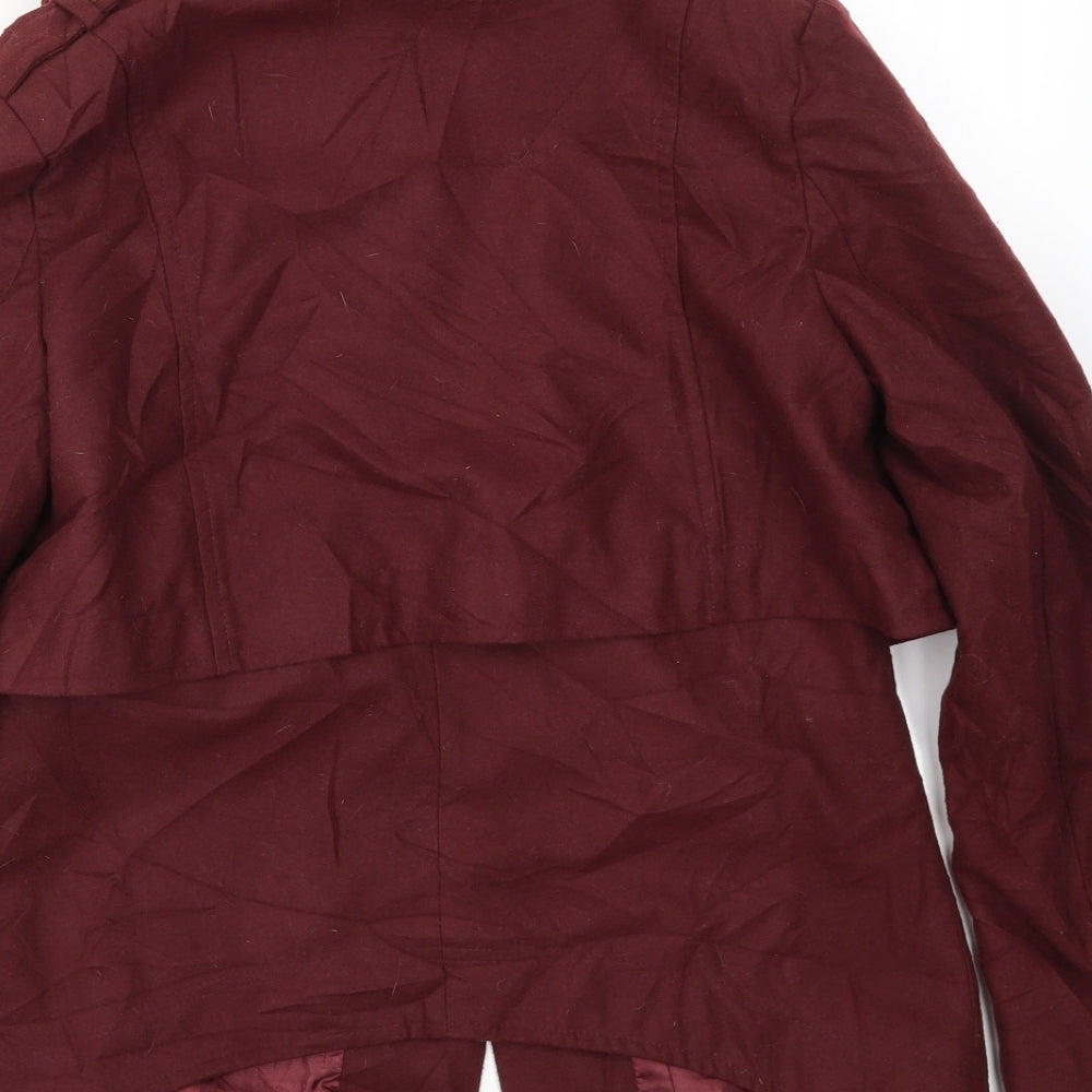 CUTIE  Womens Red   Jacket Blazer Size 10