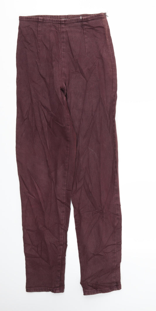 George Womens Red   Straight Jeans Size 28 L31 in