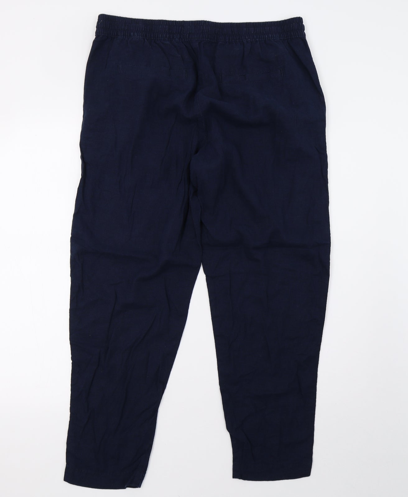 Preworn Womens Blue   Trousers  Size 14 L28 in