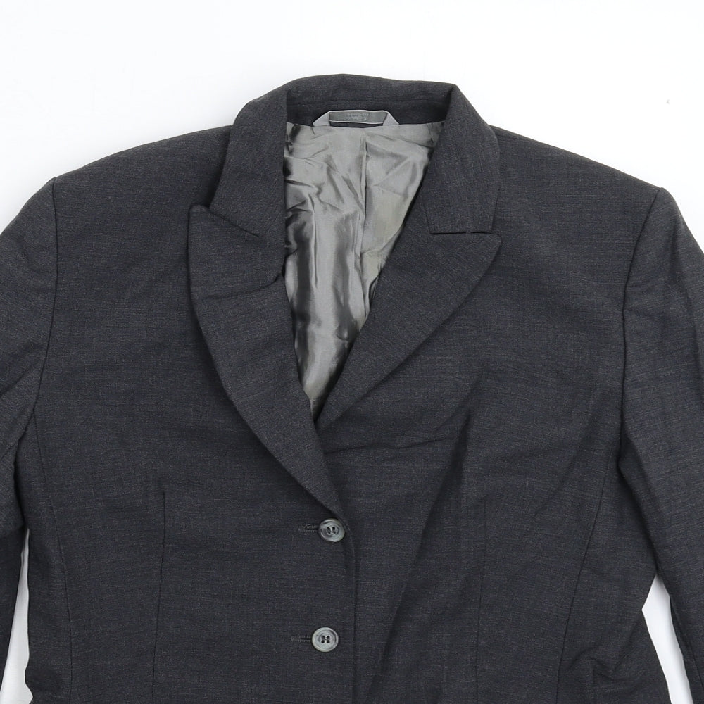 Marks and Spencer Womens Grey   Jacket Suit Jacket Size 10
