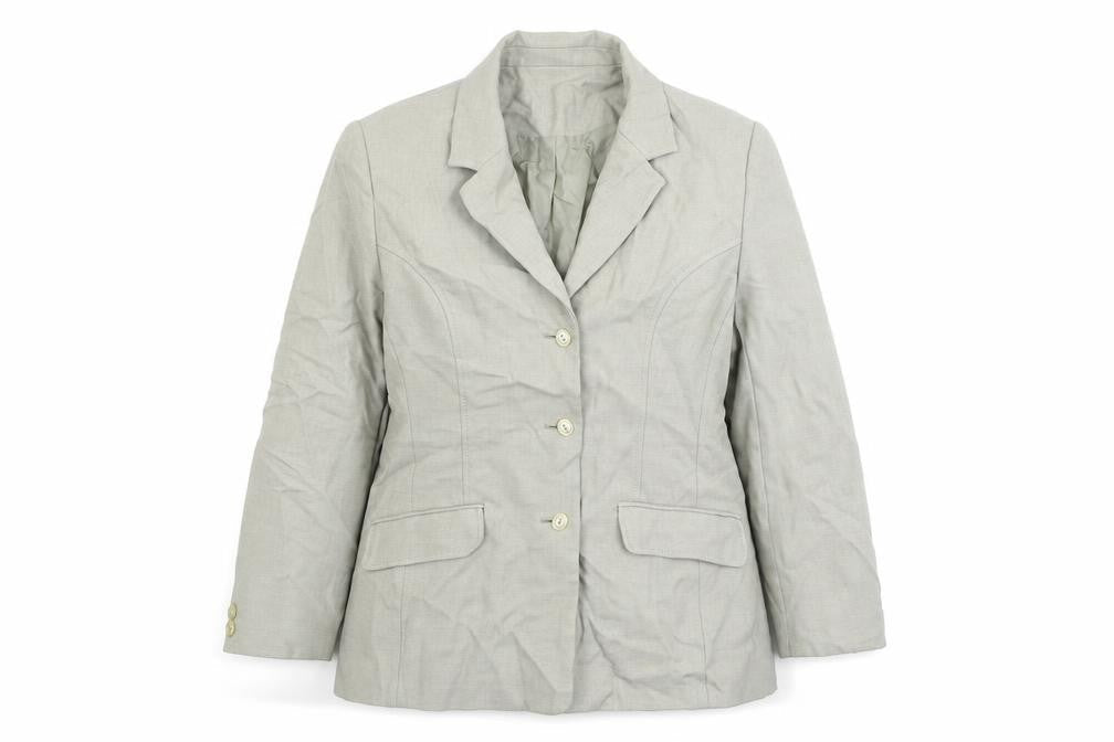 Preworn Womens Green   Jacket Suit Jacket Size 16