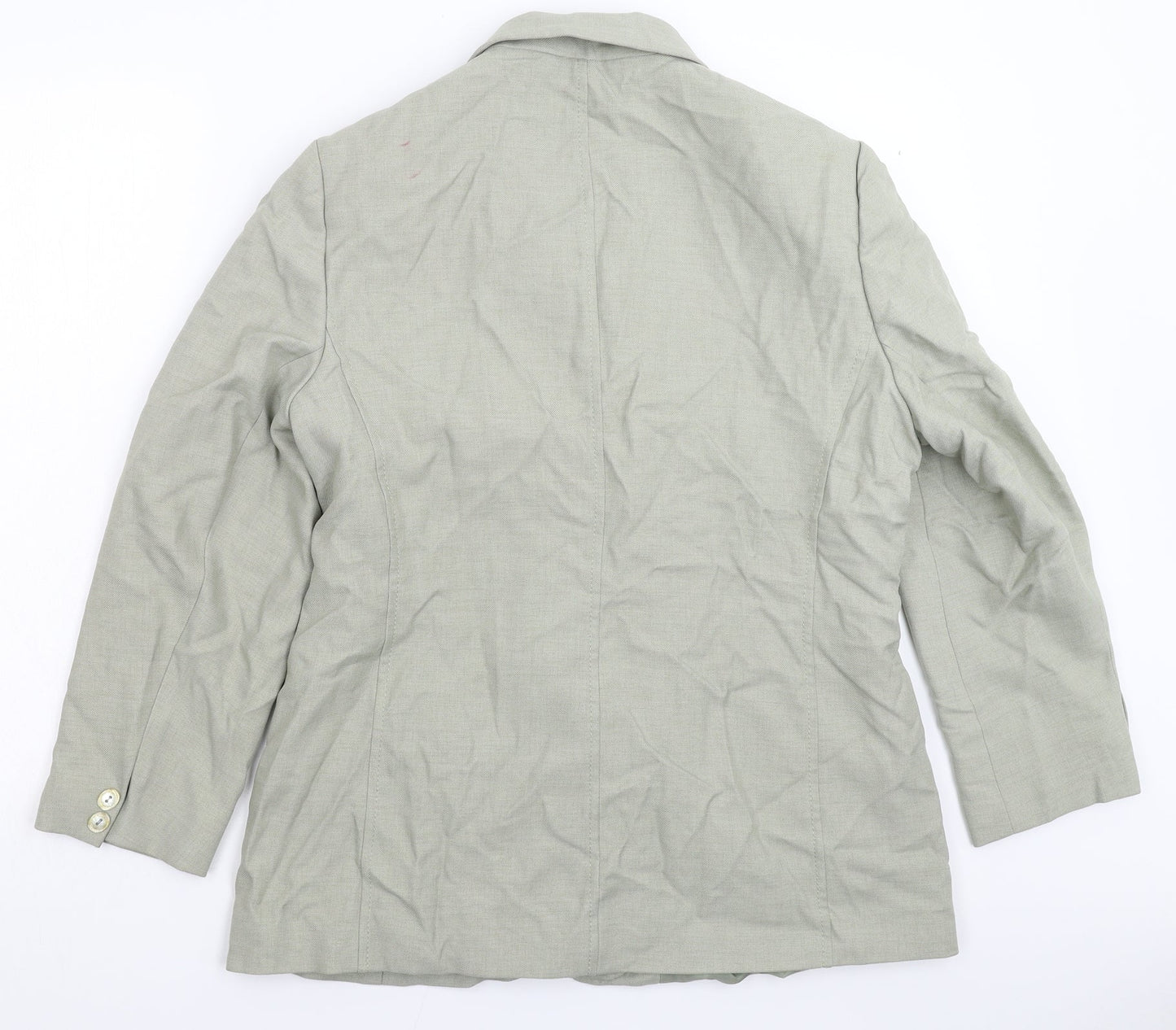 Preworn Womens Green   Jacket Suit Jacket Size 16