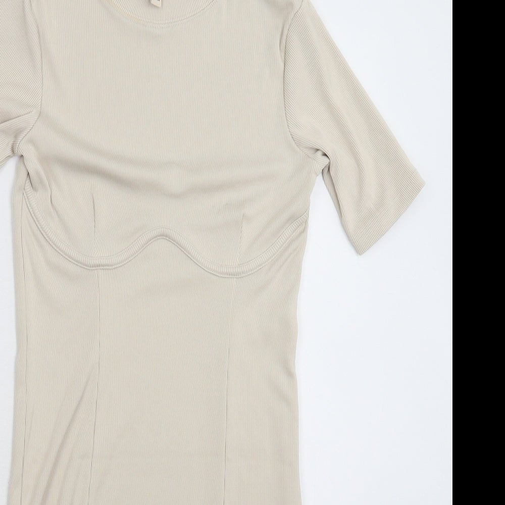 H&M Womens Grey   Bodycon  Size S