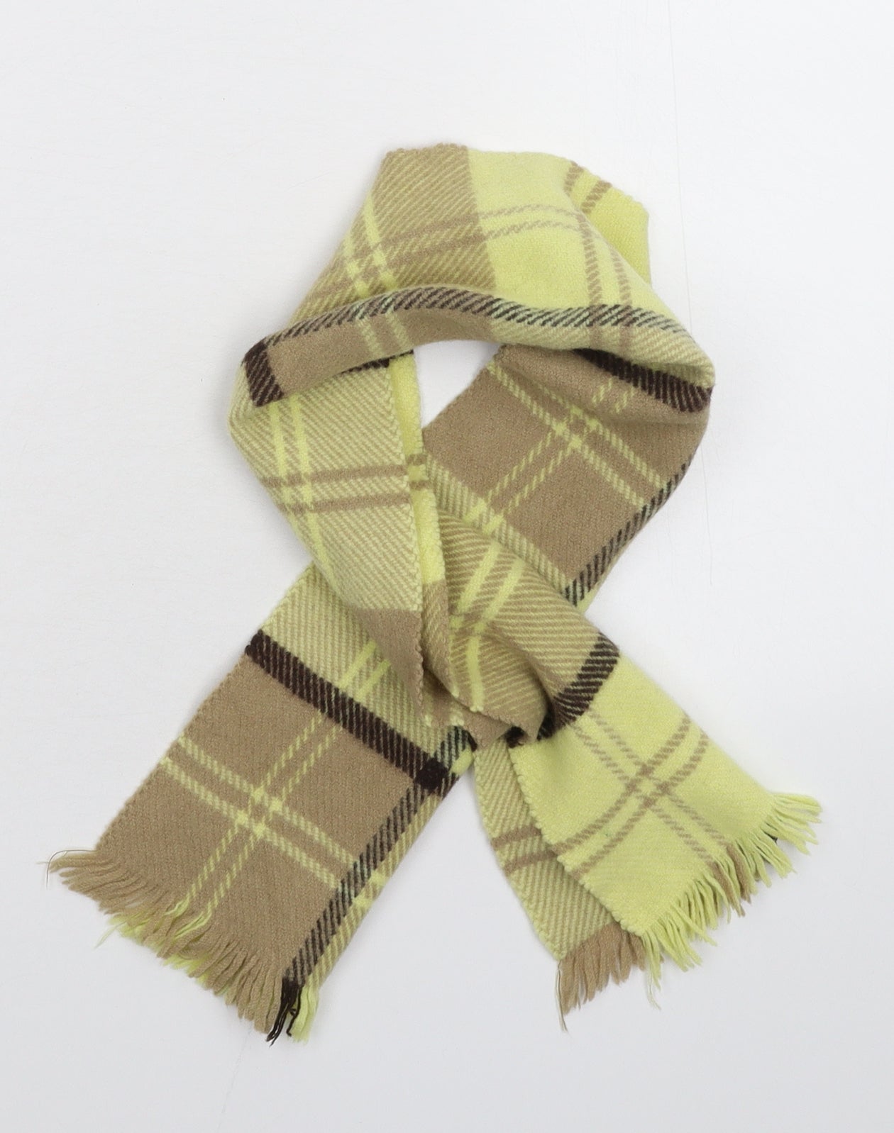 Preworn Unisex Multicoloured Camouflage Knit Scarf  One Size