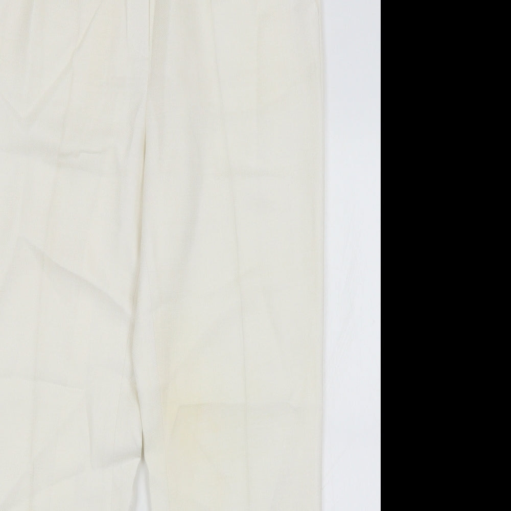 ara Womens White   Trousers  Size 12 L27 in