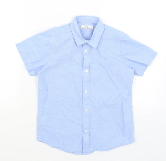 Matalan Boys Blue   Basic Button-Up Size 9 Years
