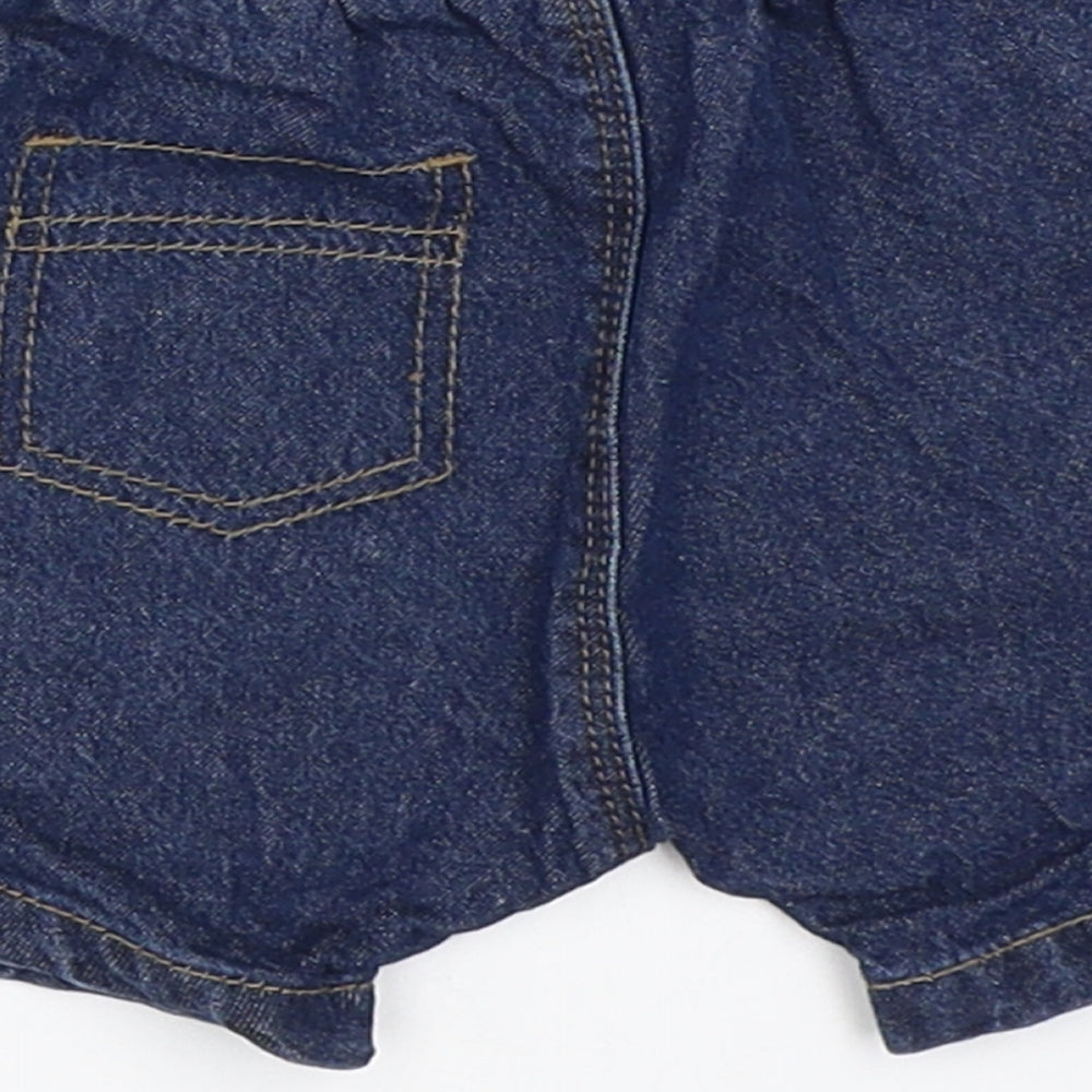 George Boys Blue  Denim Cropped Jeans Size 0-3 Months