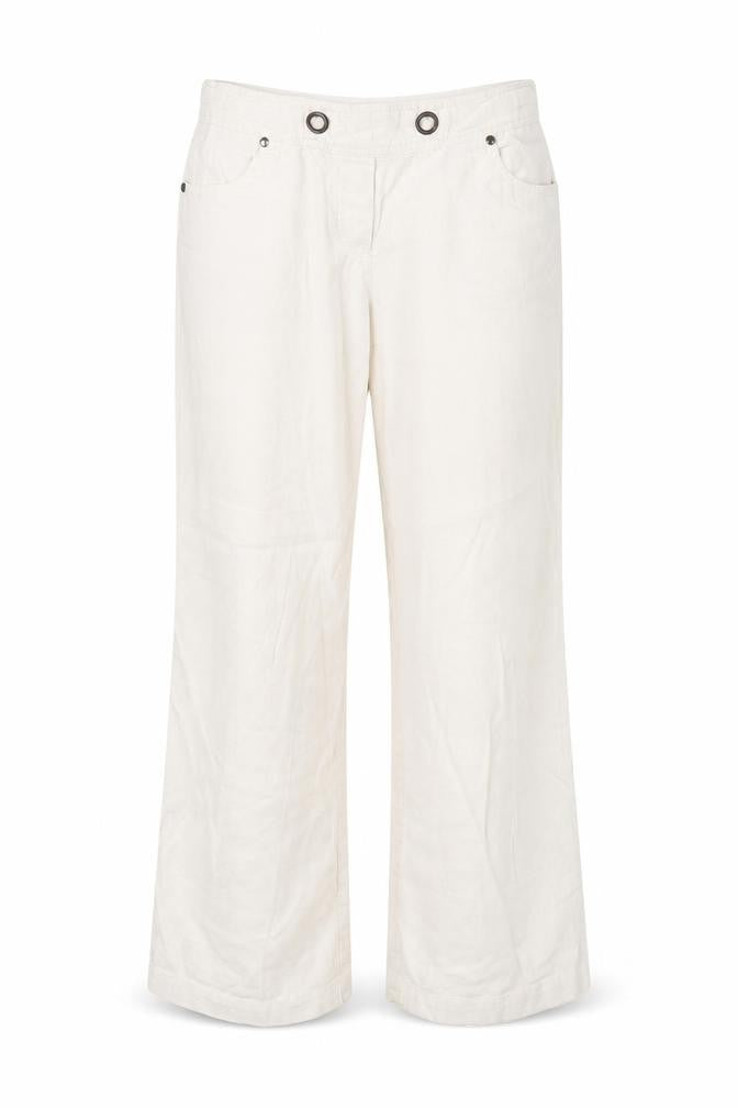 BHS Womens Ivory   Trousers  Size 12 L26 in