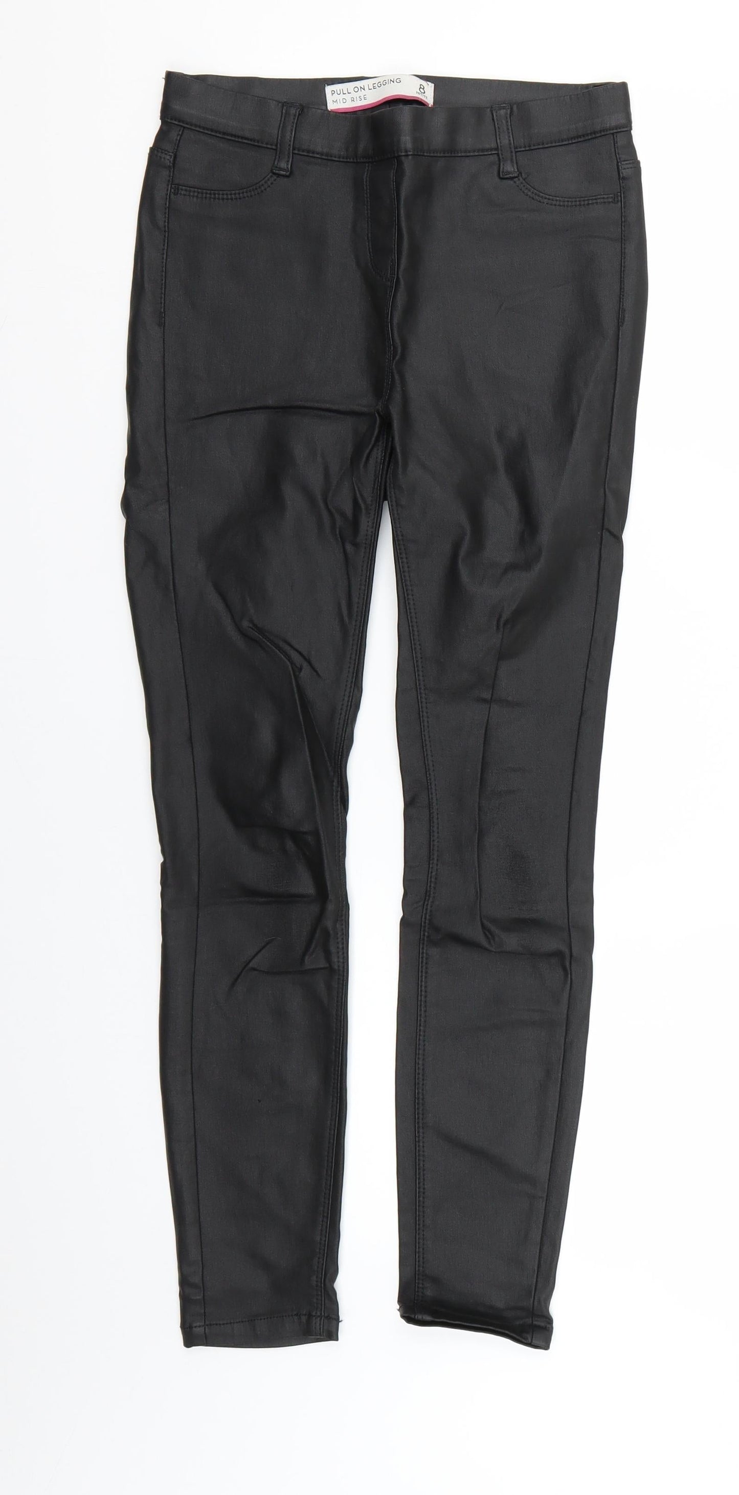 NEXT Womens Black   Jegging Trousers Size 8 L24 in