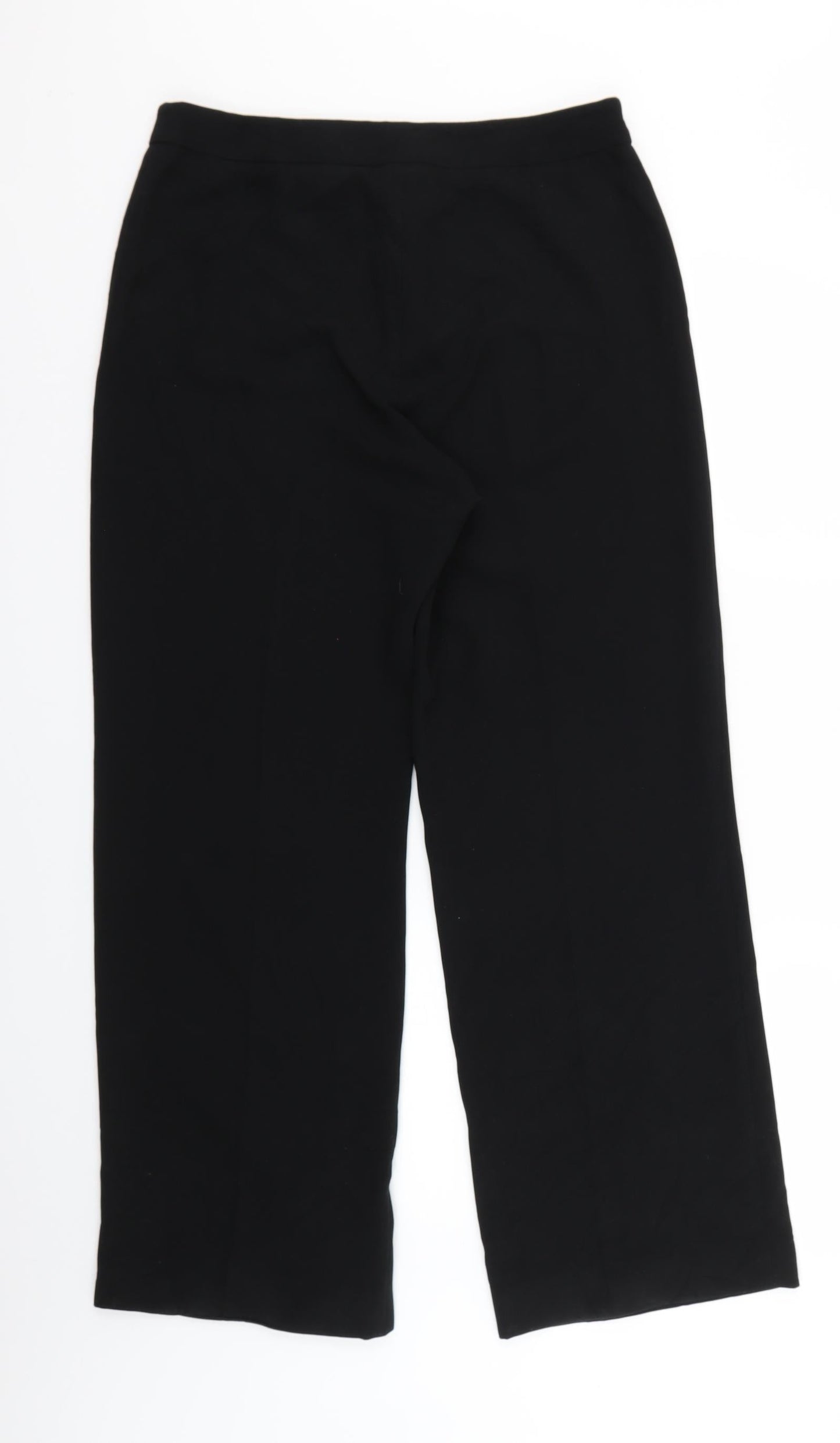 Principles Womens Black   Chino Trousers Size 12 L26 in