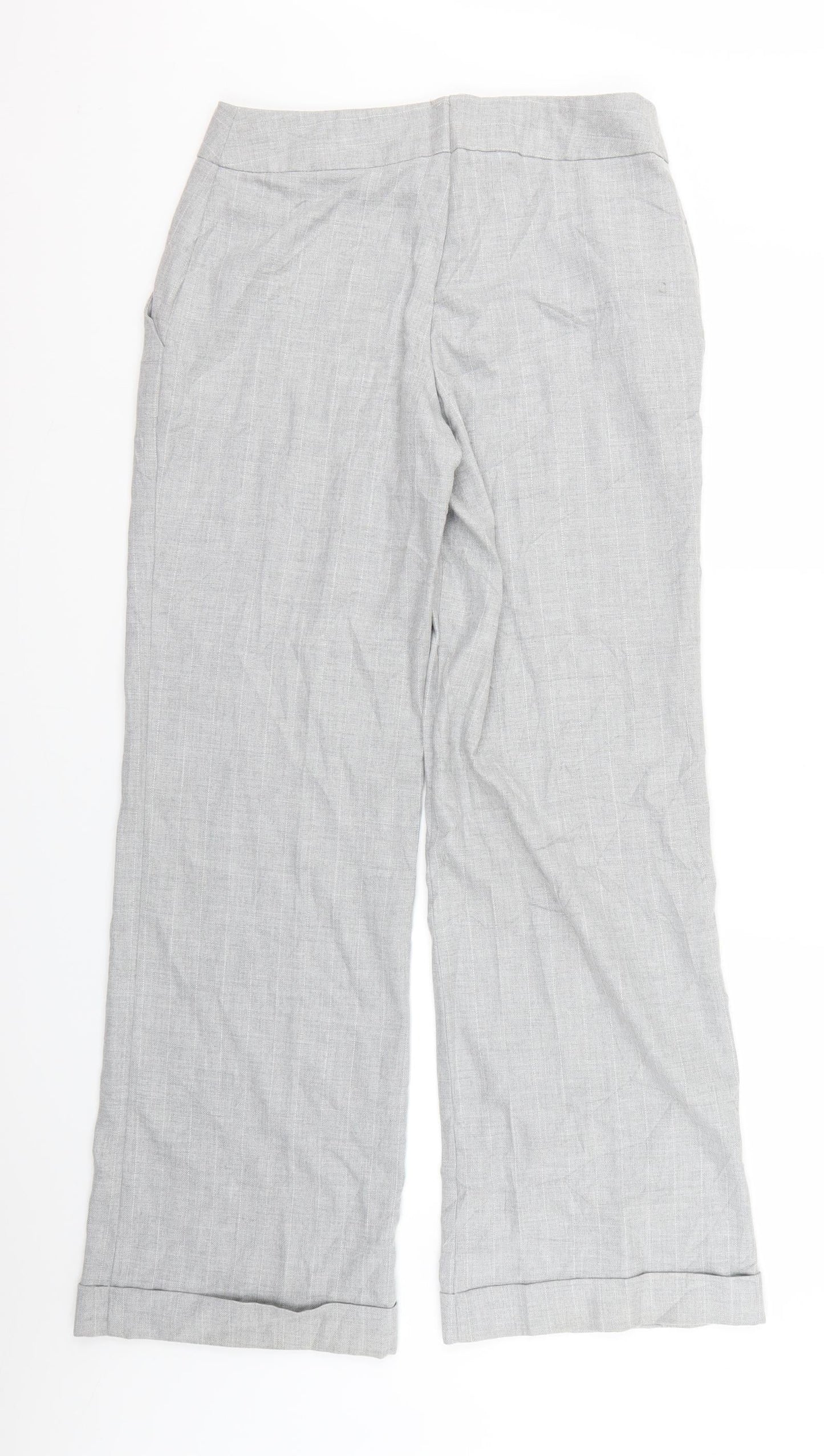 Preworn Womens Grey   Trousers  Size 10 L24 in