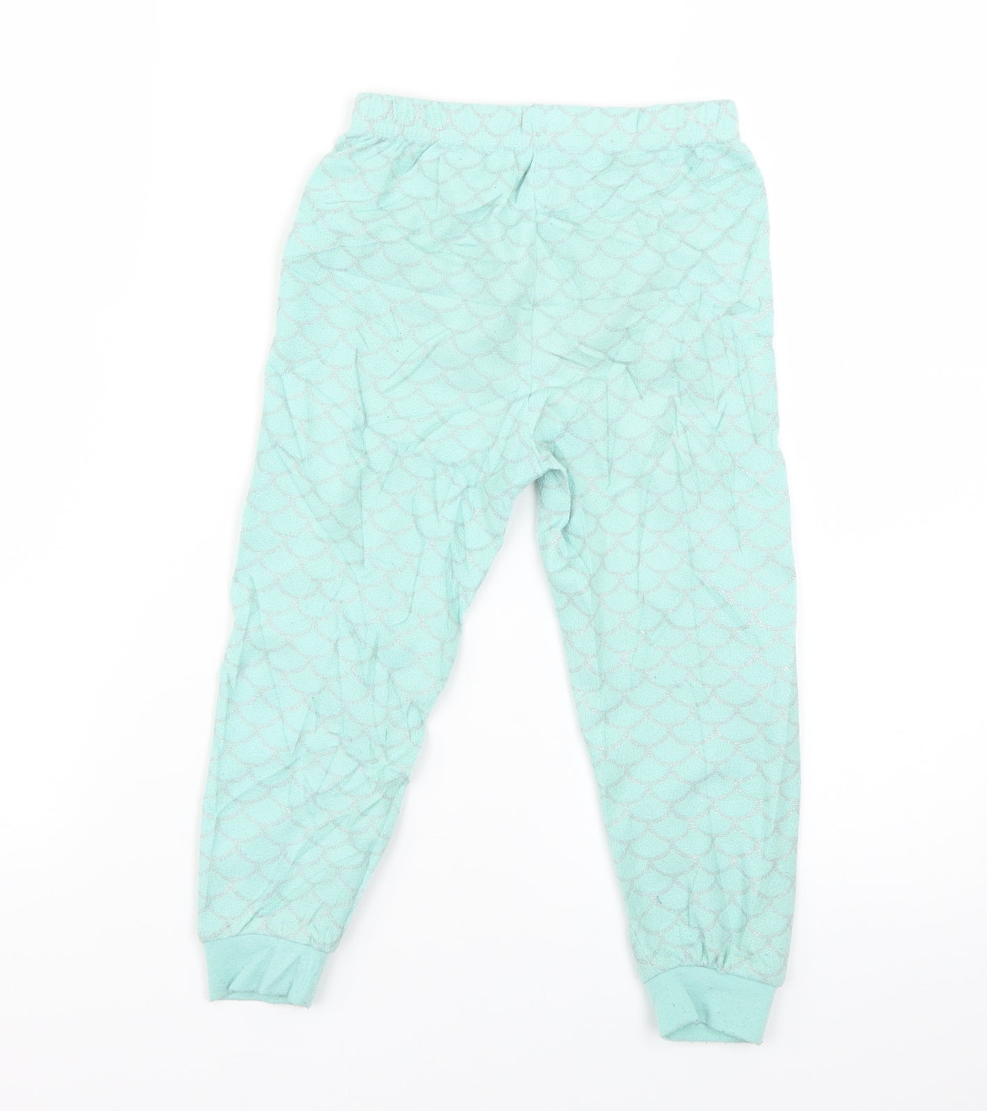 Primark Girls Blue Geometric  Cami Pyjama Pants   - mermaid