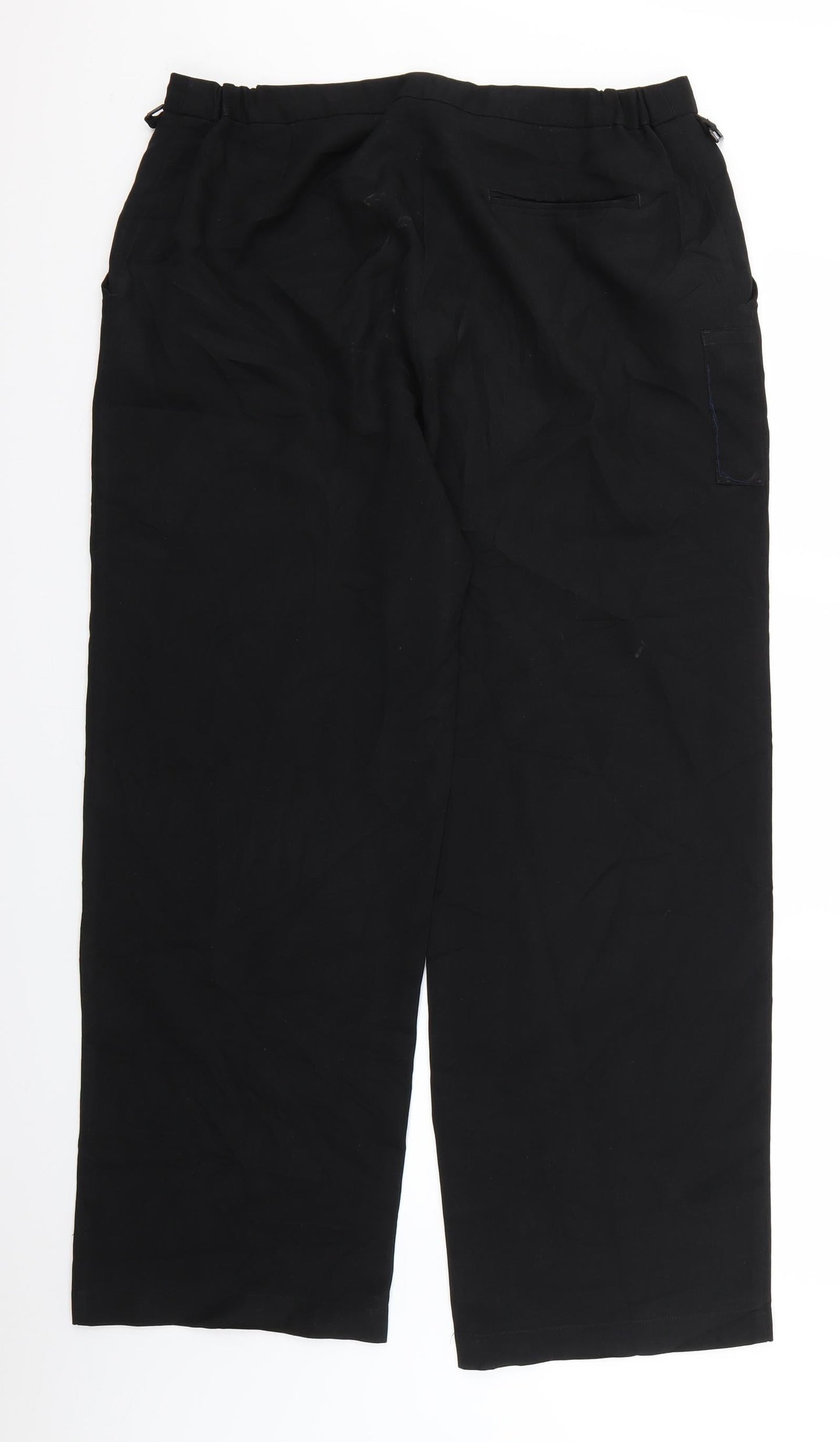 Preworn Womens Black   Trousers  Size 16 L29 in