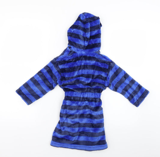 Marks and Spencer Boys Blue Striped   Robe Size 2-3 Years
