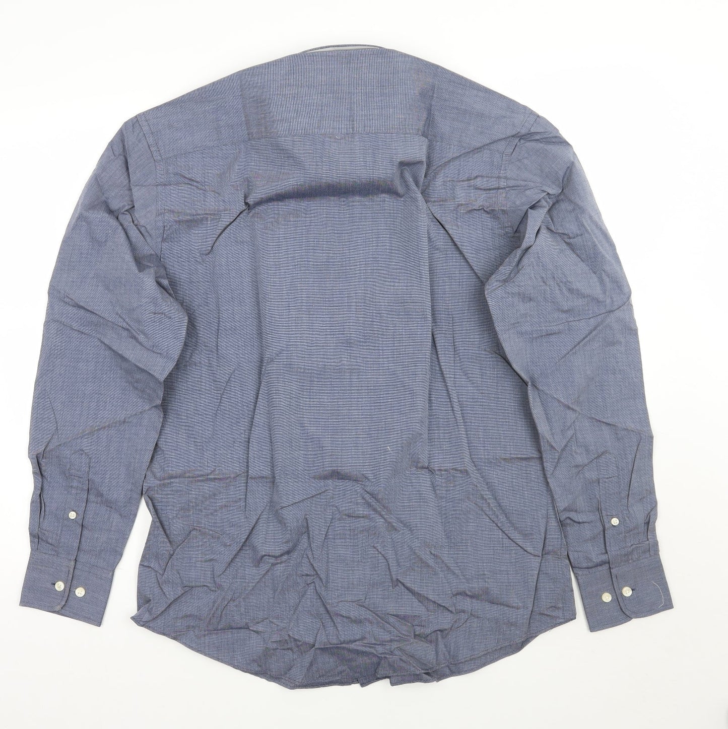 TU Mens Grey    Button-Up Size 16