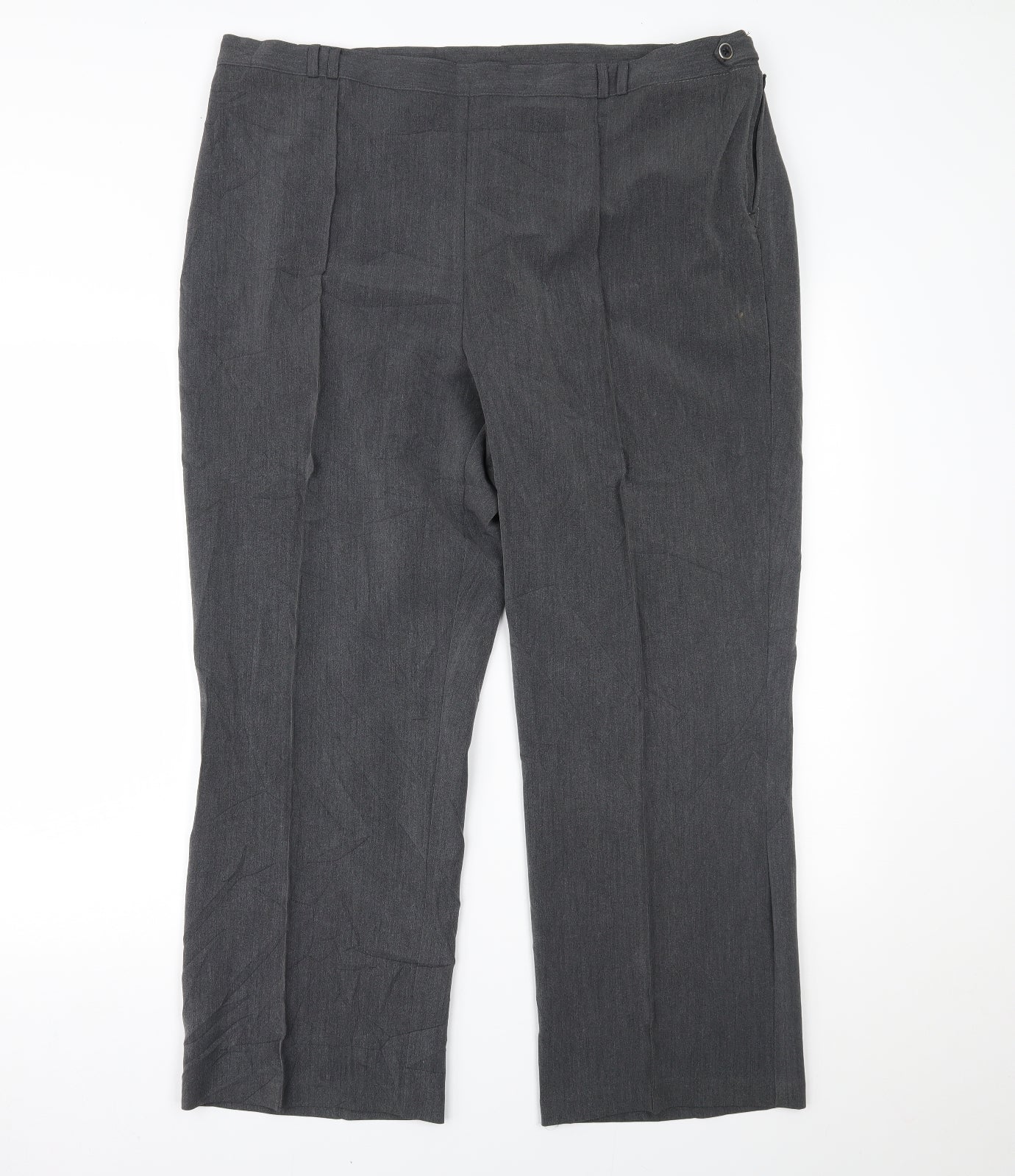 BM Womens Grey   Trousers  Size 22 L25 in