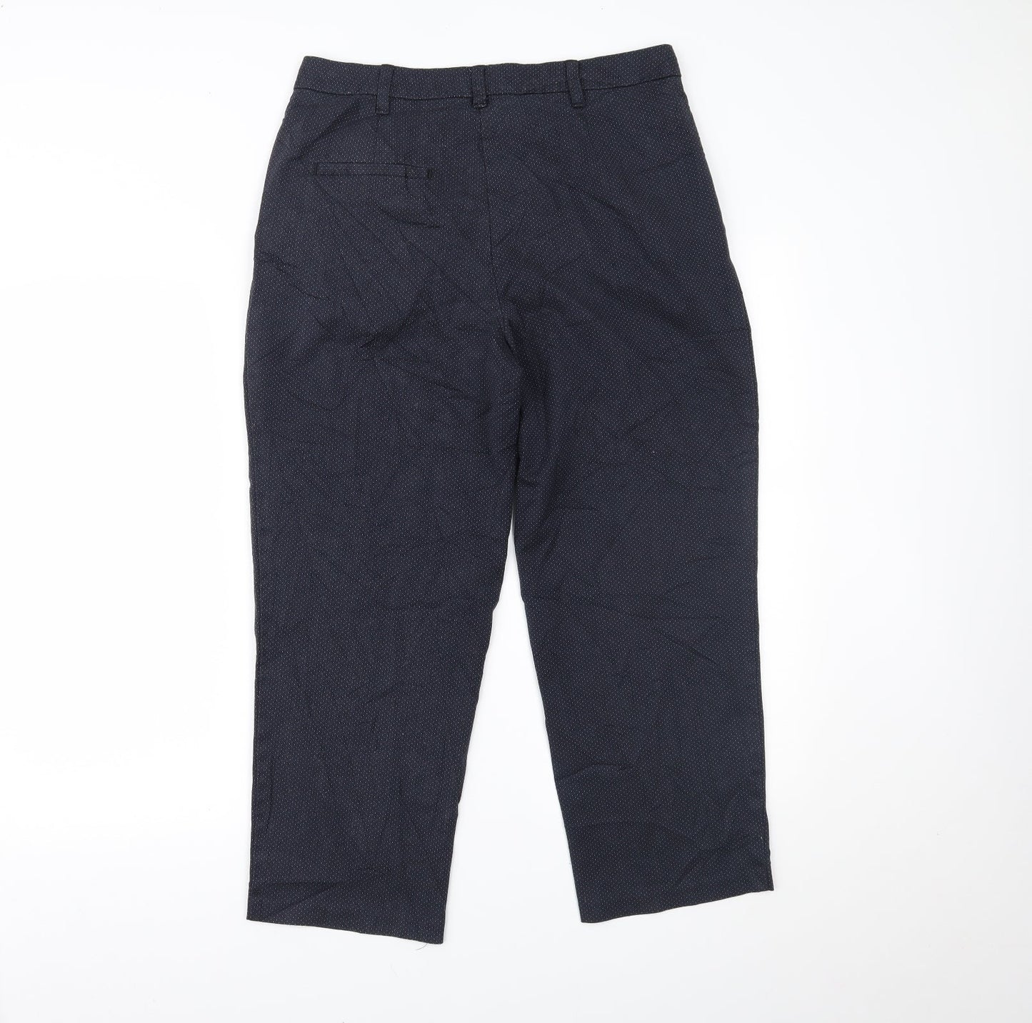 Marks and Spencer Womens Blue Polka Dot  Sweatpants Trousers Size 12 L24 in