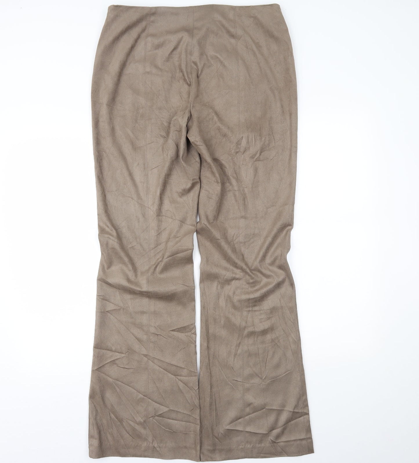 NEXT Womens Beige   Trousers  Size 14 L30.5 in
