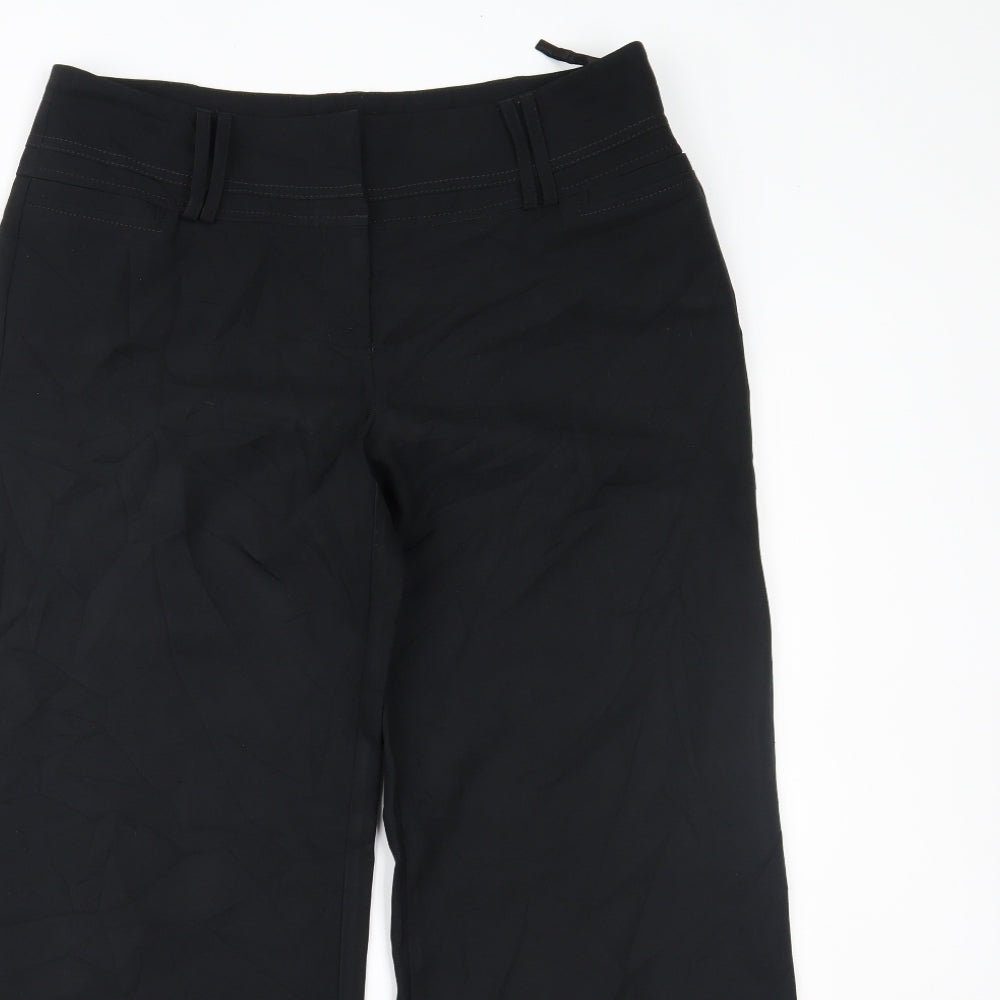 DUNNES Womens Black   Trousers  Size 12 L27 in