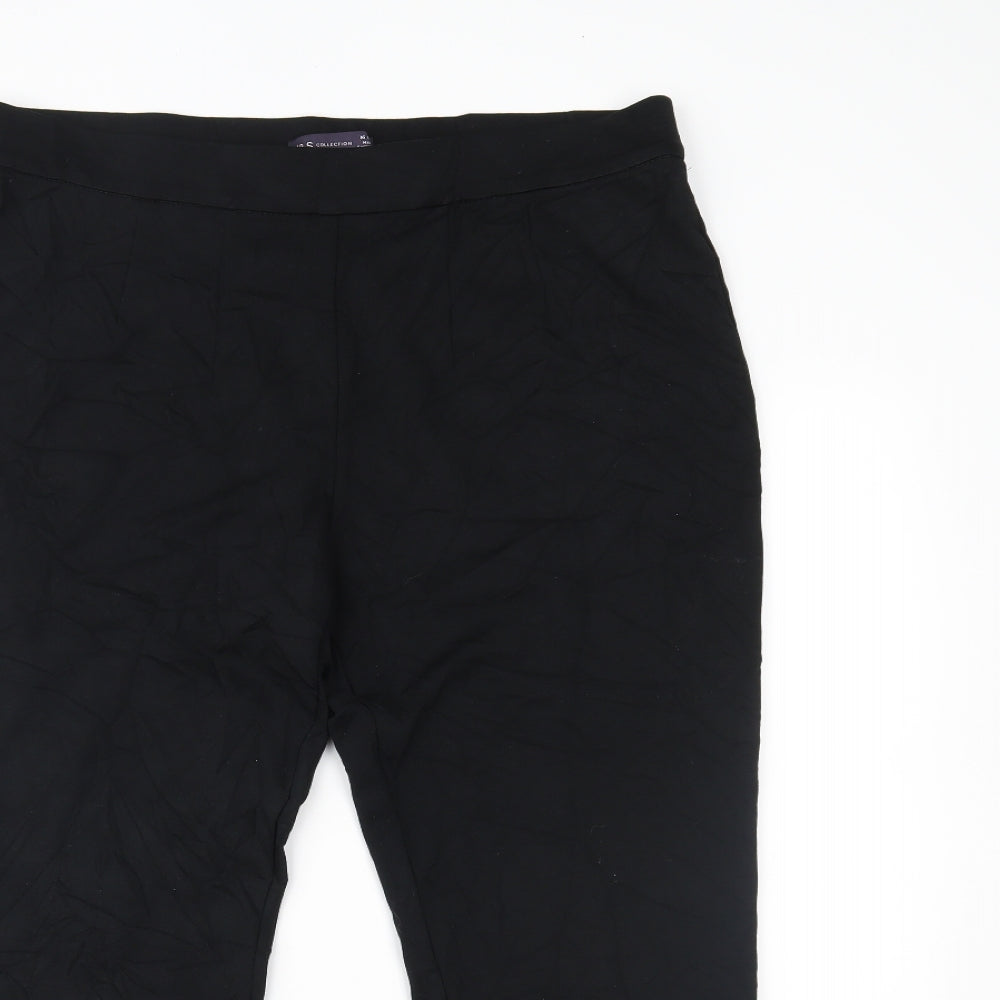 Marks and Spencer Womens Black   Trousers  Size 16 L22 in