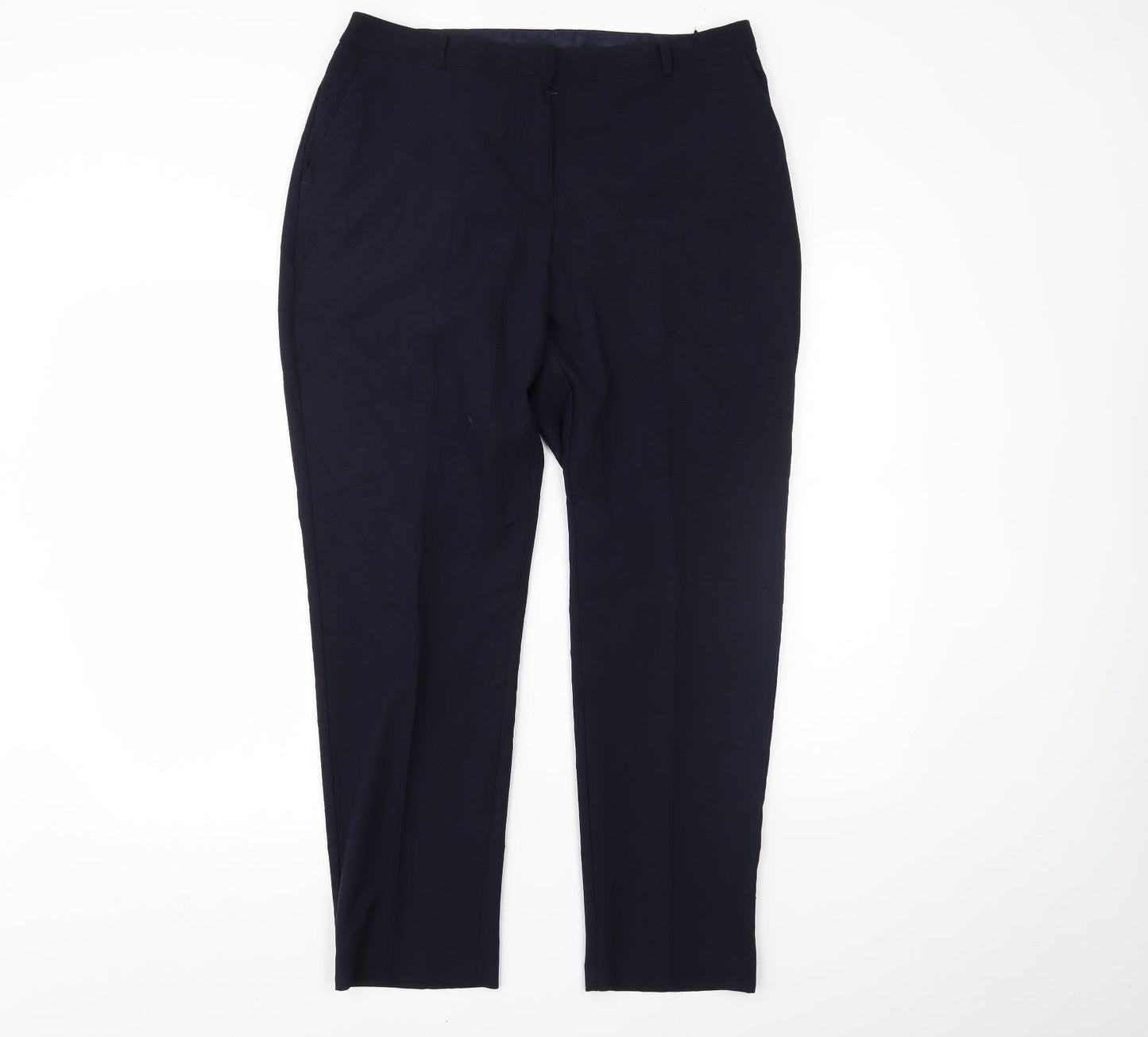 BHS Womens Blue   Trousers  Size 16 L27 in