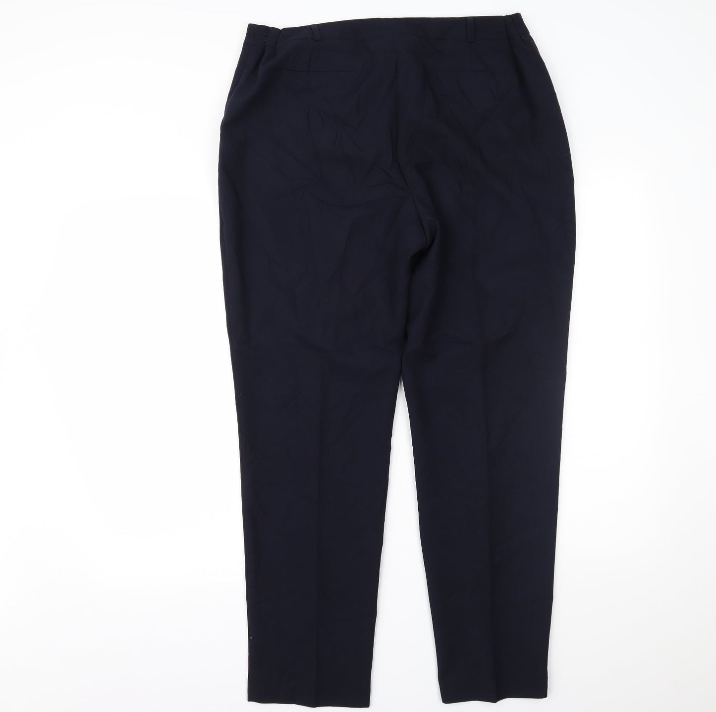 BHS Womens Blue   Trousers  Size 16 L27 in