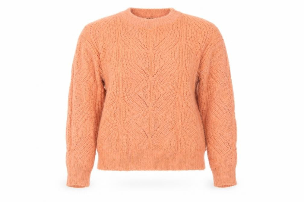 M&Co Womens Orange   Pullover Jumper Size 10