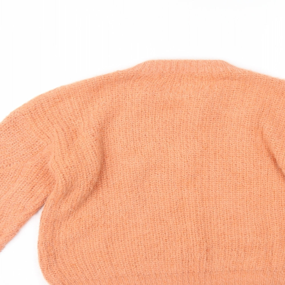 M&Co Womens Orange   Pullover Jumper Size 10