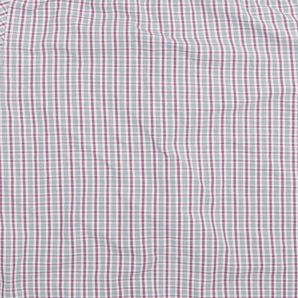 Florence and Fred Mens Red Check   Button-Up Size S
