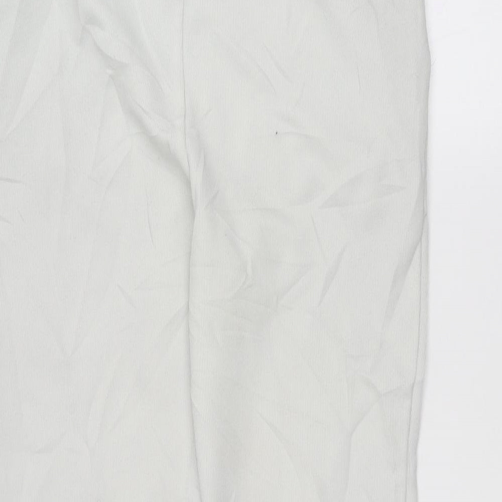 St michael  Womens White   Trousers  Size 18 L25 in