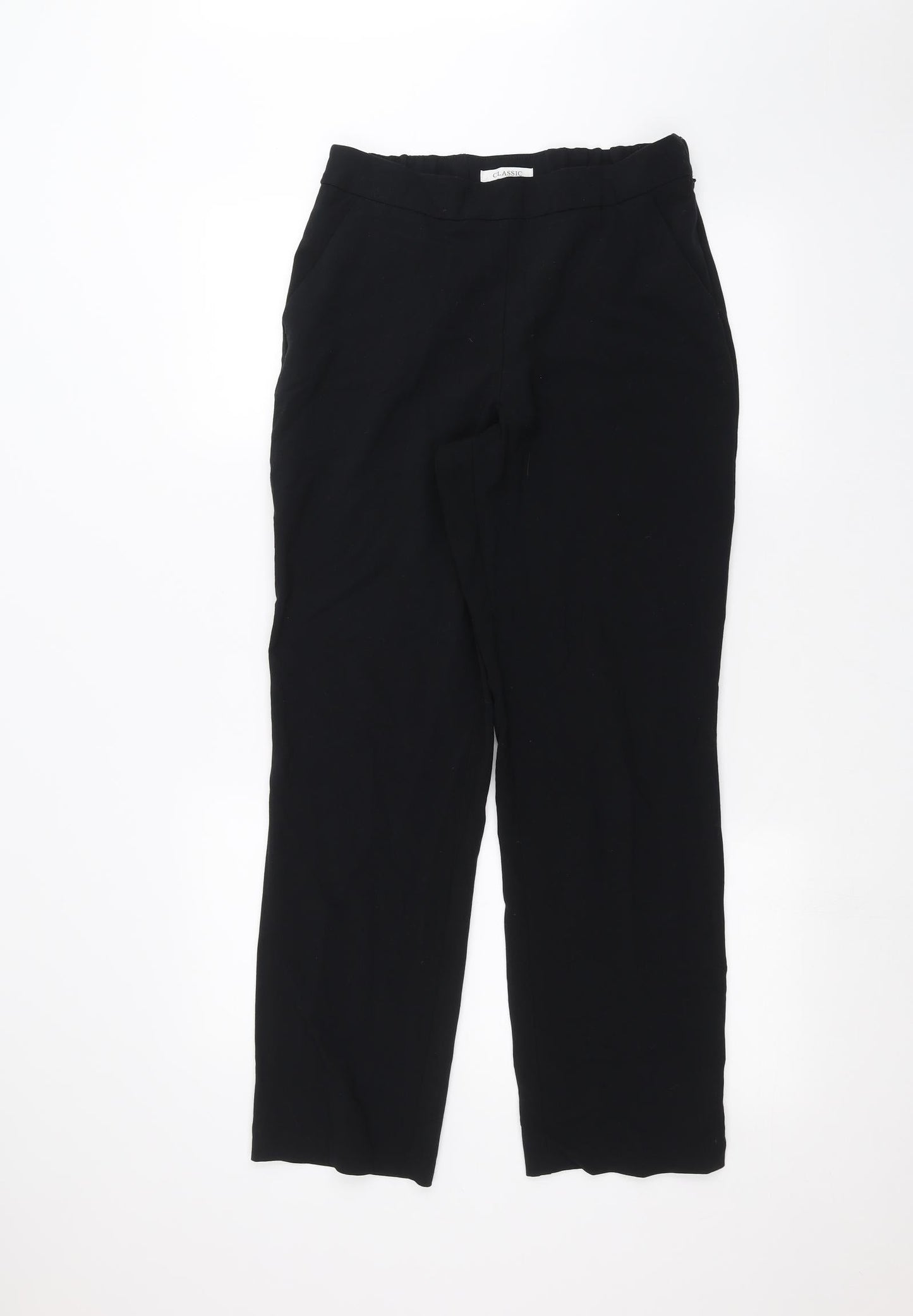 Marks and Spencer Womens Black   Trousers  Size 10 L26 in
