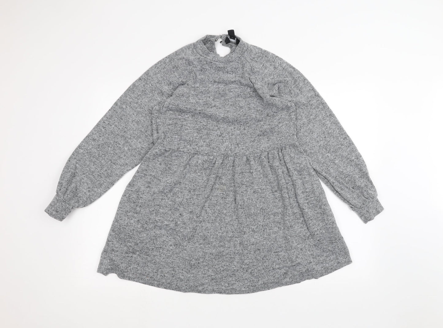 New Look Womens Grey   A-Line  Size 10