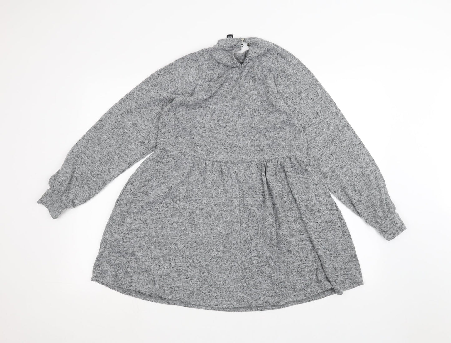 New Look Womens Grey   A-Line  Size 10