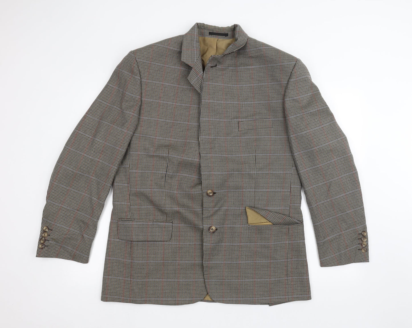 Preworn Mens Brown   Jacket Suit Jacket Size 42