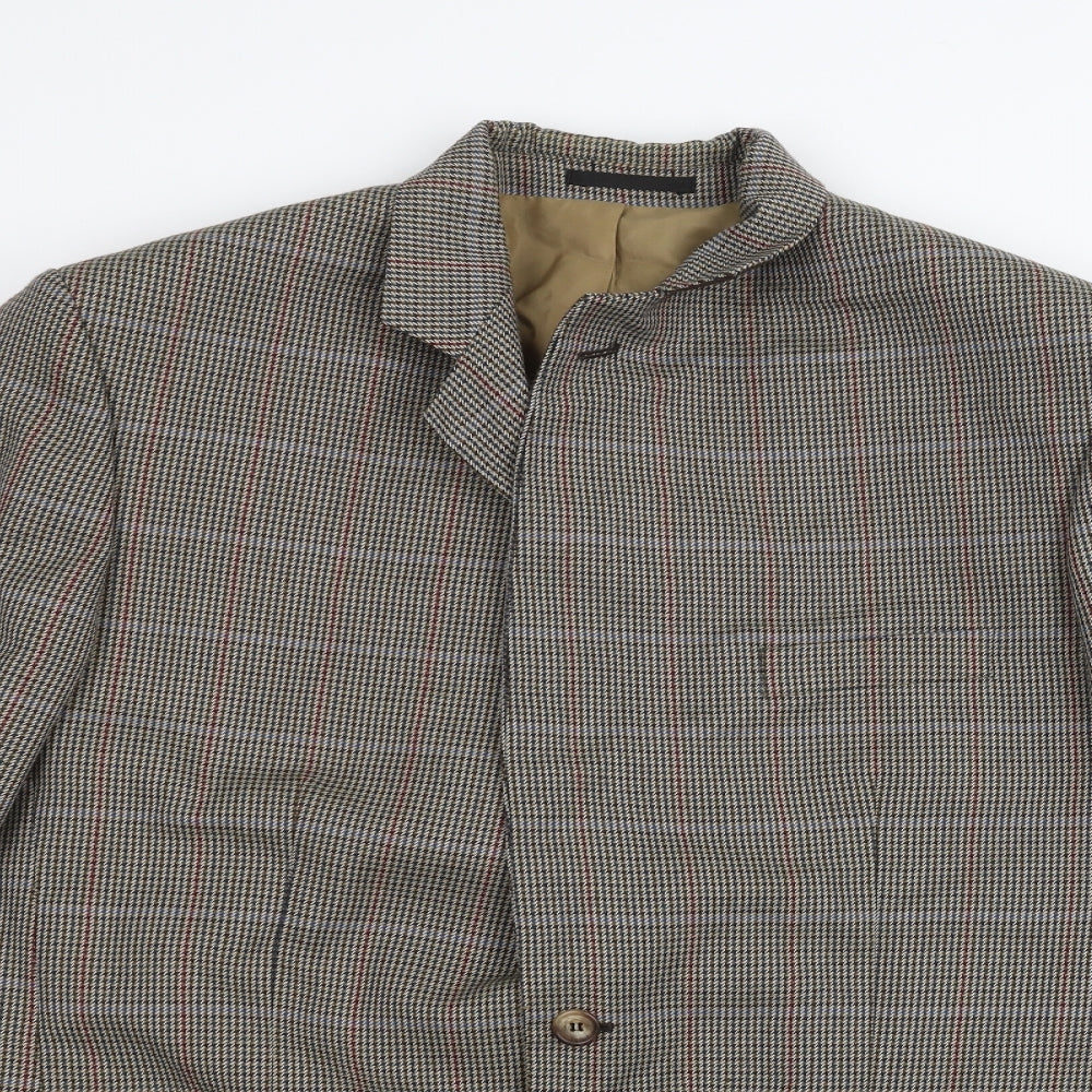 Preworn Mens Brown   Jacket Suit Jacket Size 42