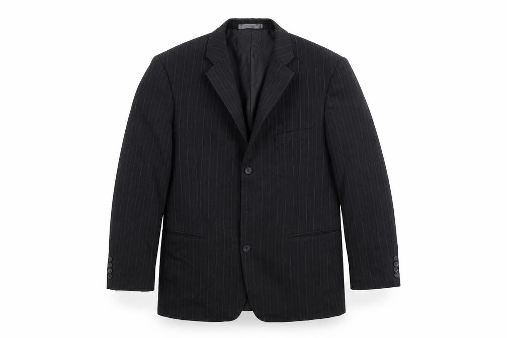 Front view of Taylor & Wright men’s black jacket suit jacket, size 40