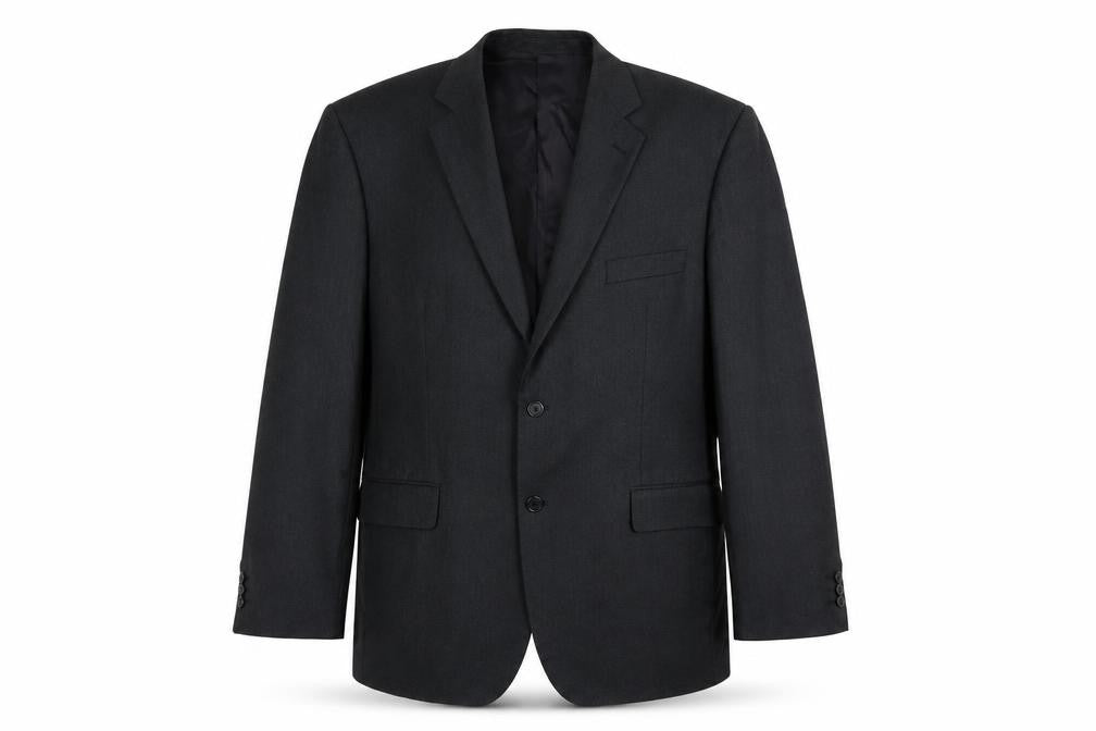 Front view of Wellington men’s green jacket suit jacket, size 48