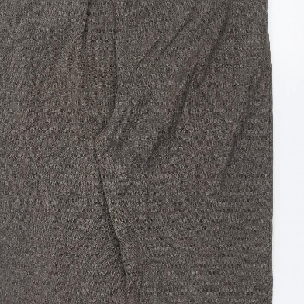 Per Una Womens Brown   Trousers  Size 14 L25 in