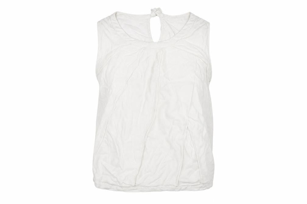 Preworn Womens White   Basic Blouse Size L