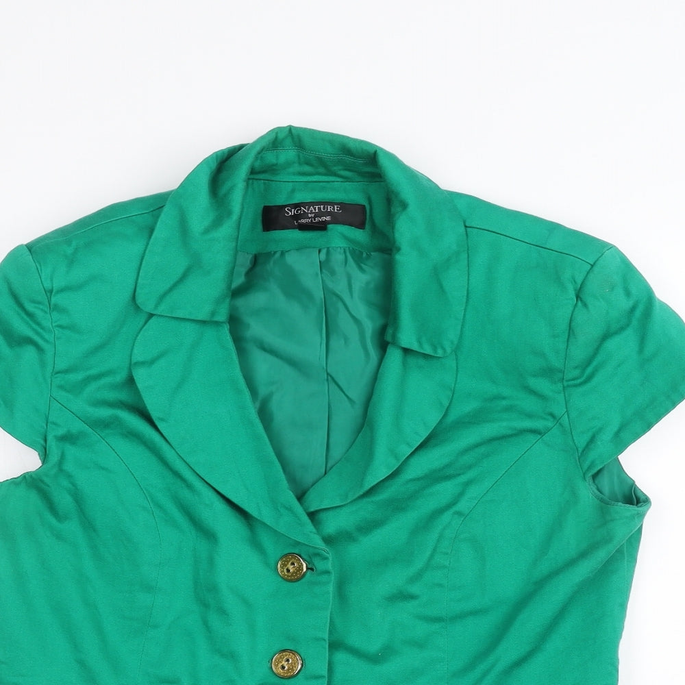 Signature Womens Green   Jacket  Size 12