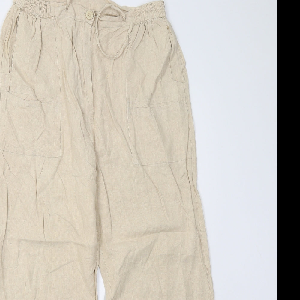Preworn Womens Beige   Trousers  Size M L23 in