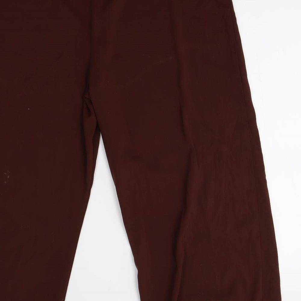 Dorothy Perkins Womens Brown   Trousers  Size 16 L24 in