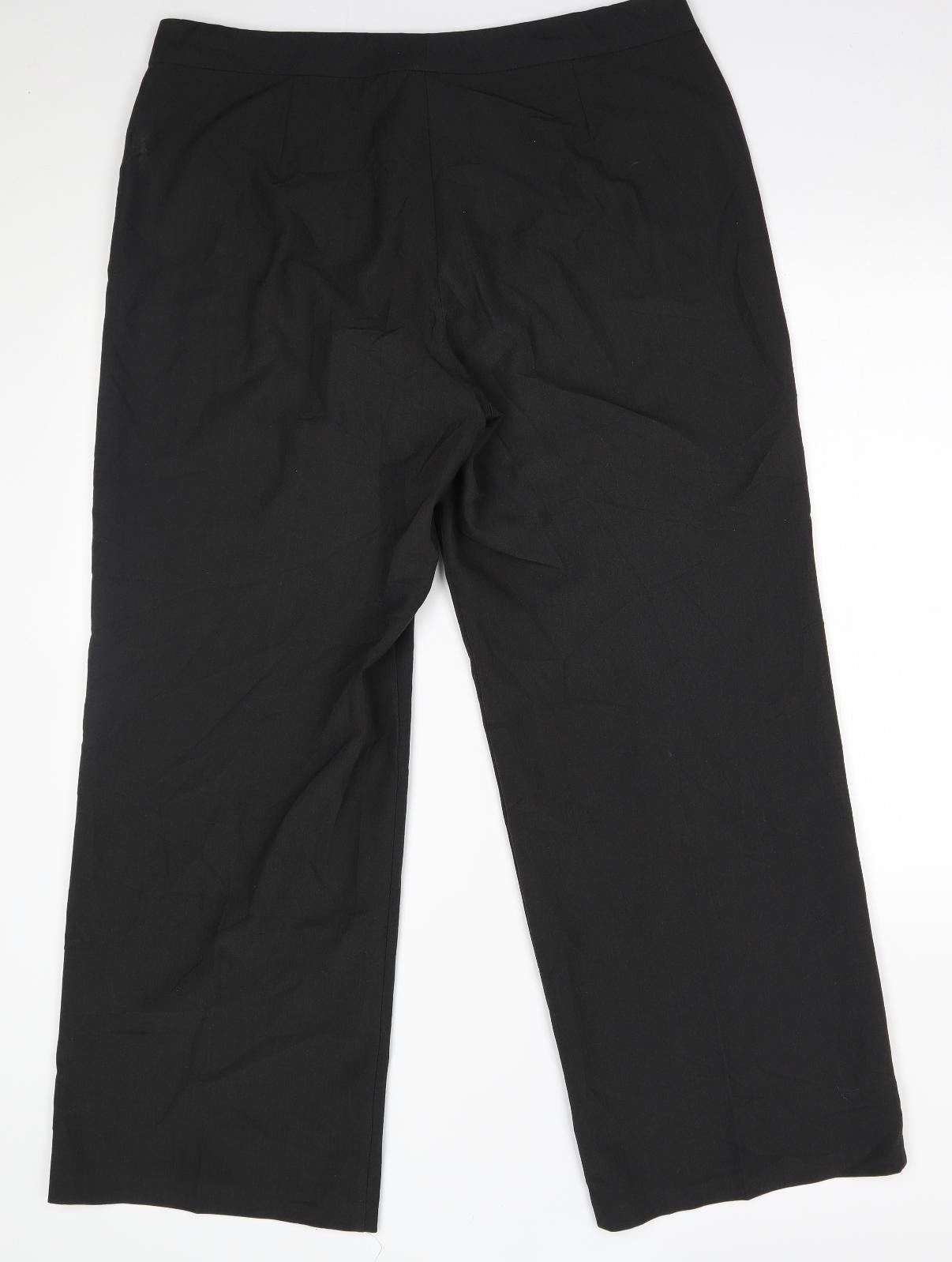 M&S Womens Grey   Trousers  Size 16 L29 in