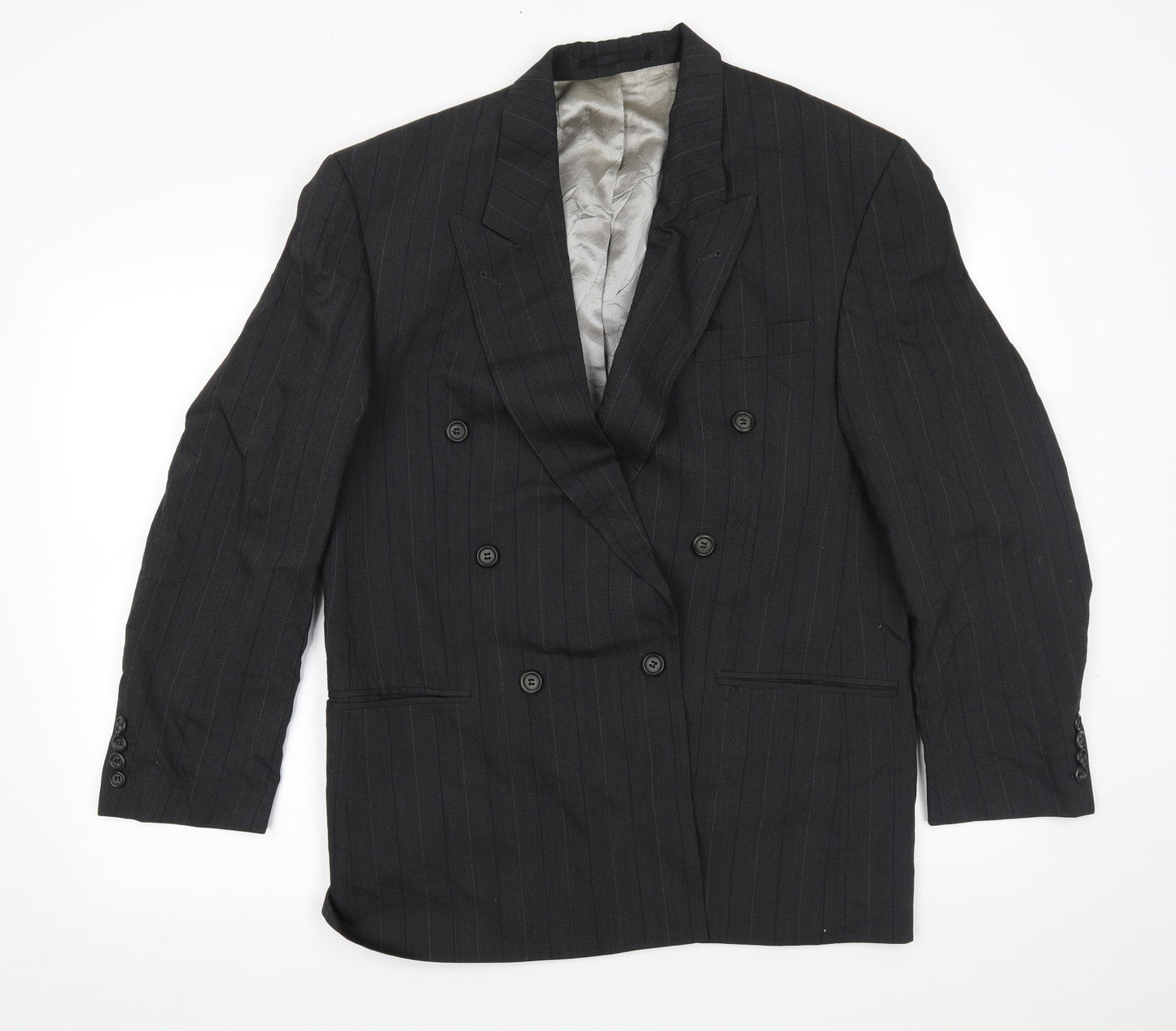 trevira Mens Grey Striped  Jacket Blazer