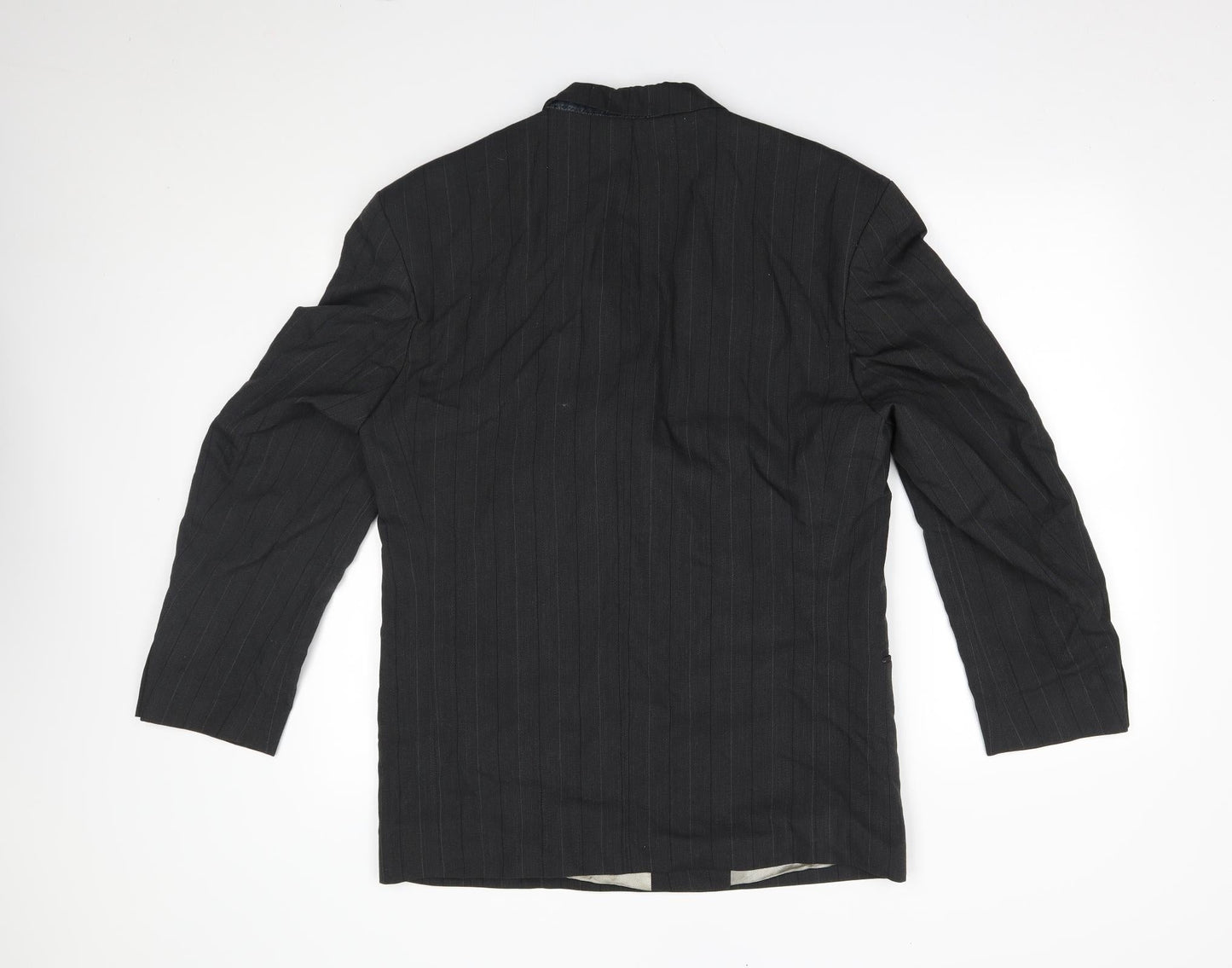 trevira Mens Grey Striped  Jacket Blazer