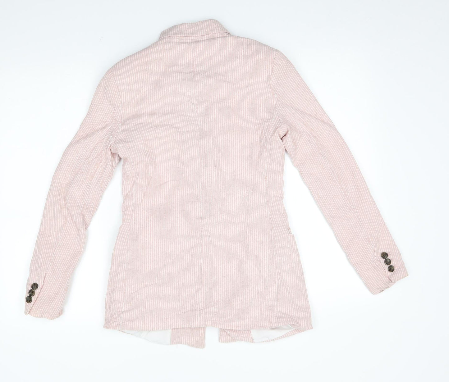H&M Womens Pink   Jacket Blazer Size 4