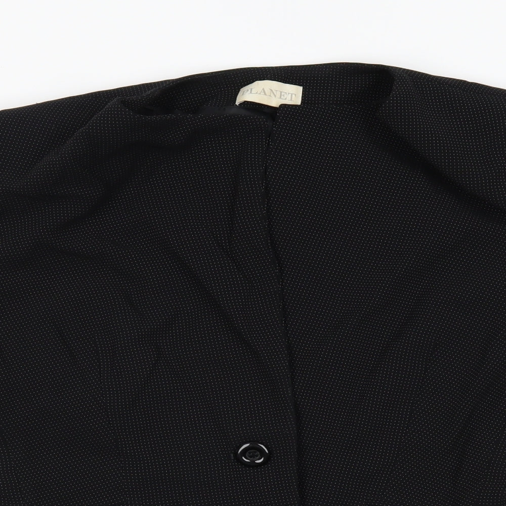 planet Womens Black   Jacket Blazer Size M