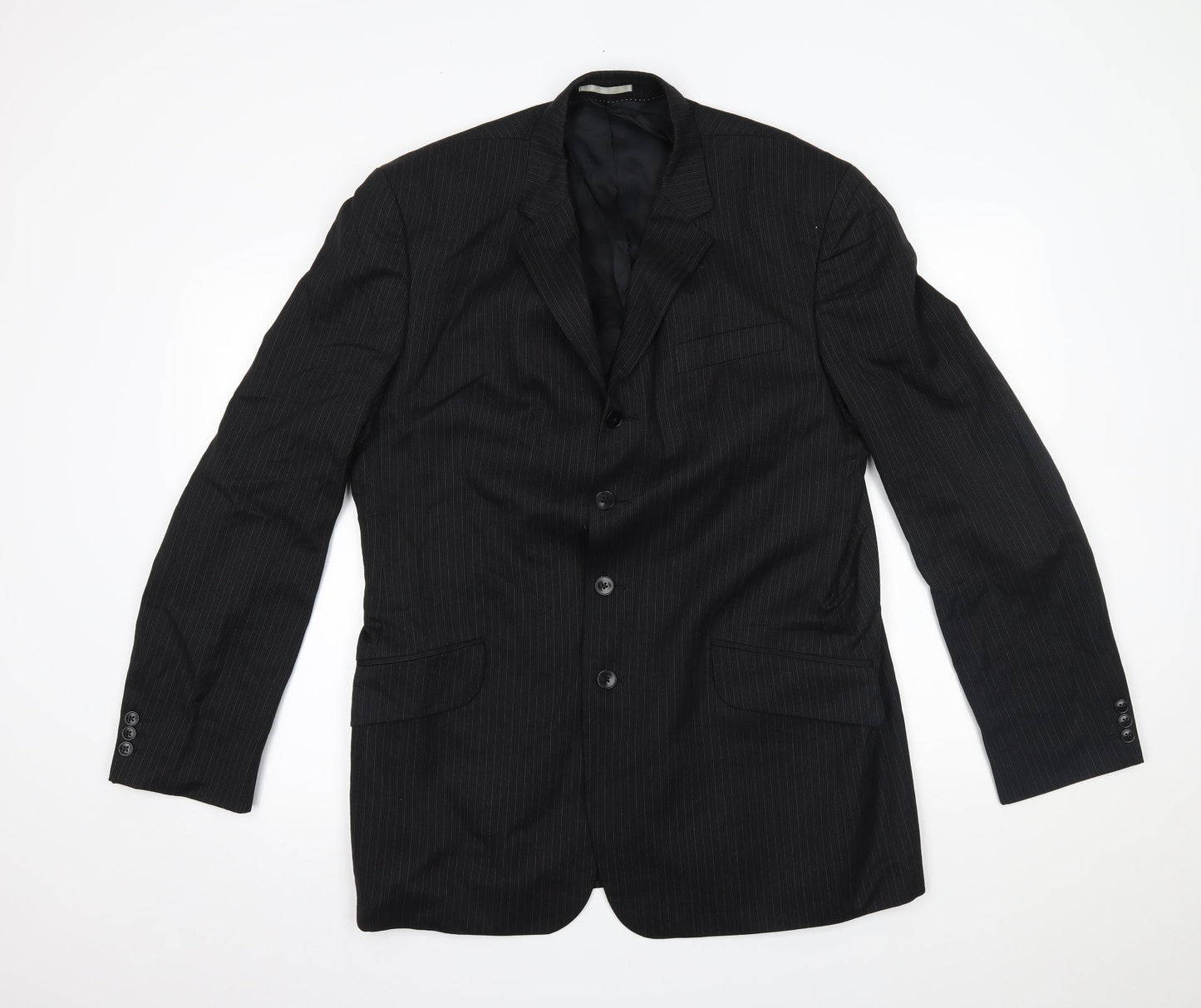 NEXT Mens Black Striped  Jacket Blazer