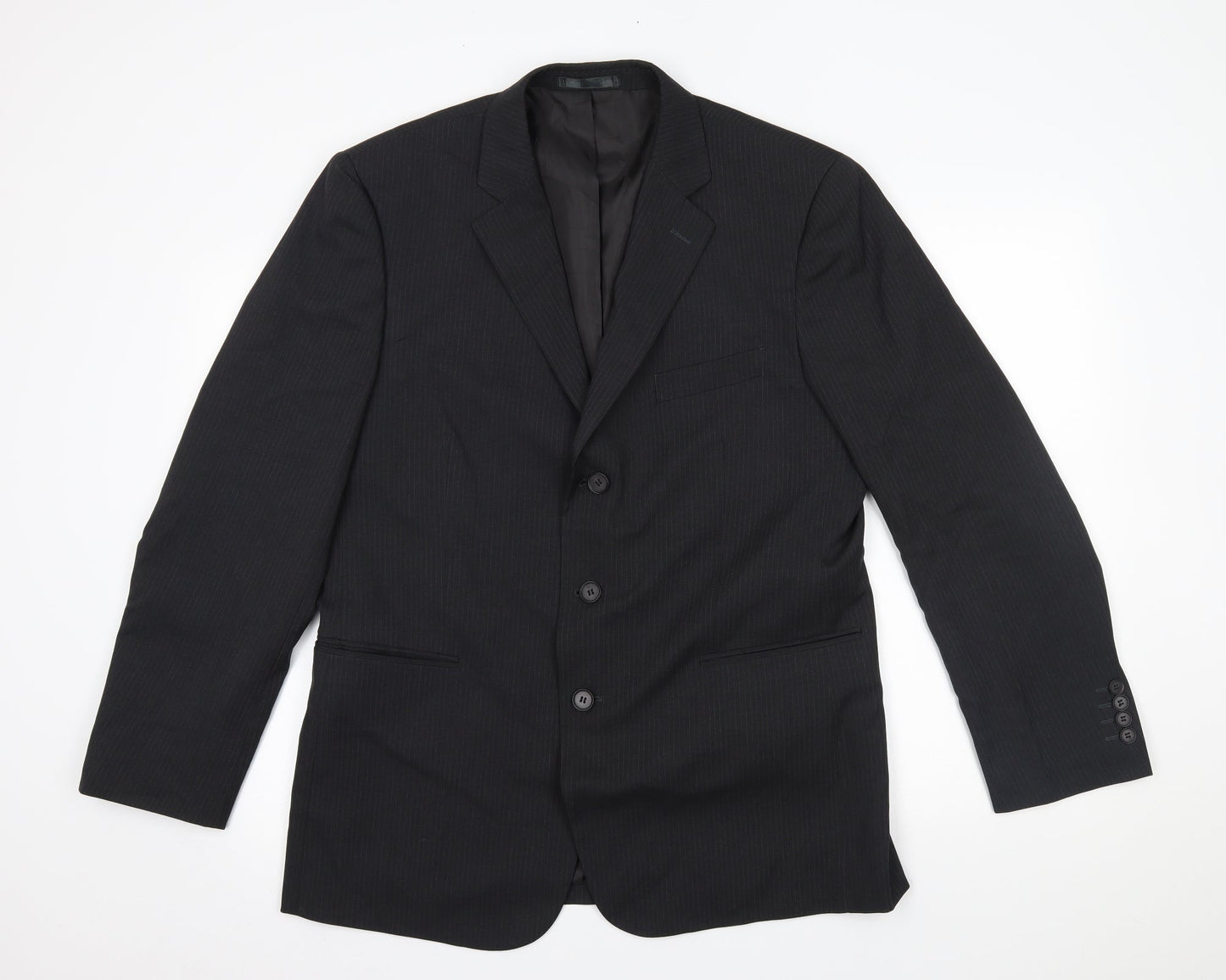 Matalan Mens Grey Striped  Jacket Blazer